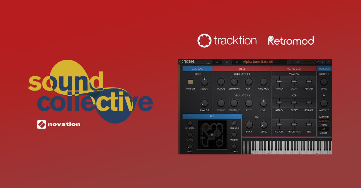 Novation Sound Collective: Retromod 106 Synth Von Tracktion Jetzt Kostenlos